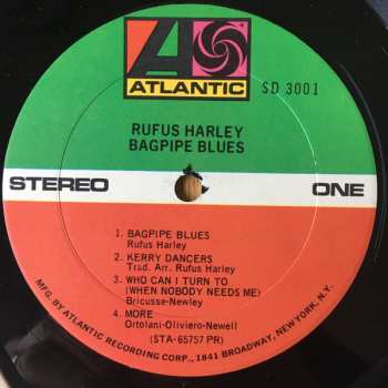 LP Rufus Harley: Bagpipe Blues