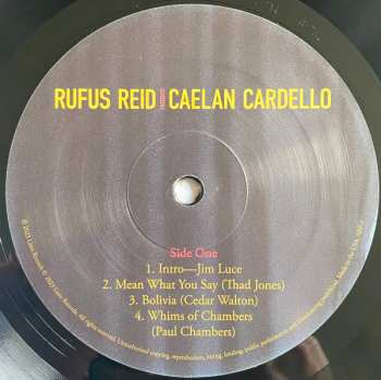 LP Rufus Reid: Rufus Reid Presents Caelan Cardello