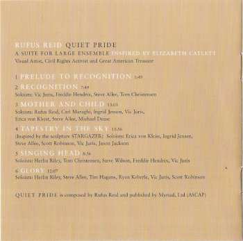 CD Rufus Reid: Quiet Pride: The Elizabeth Catlett Project