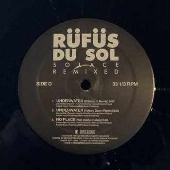 2LP Rüfüs Du Sol: Solace Remixed LTD