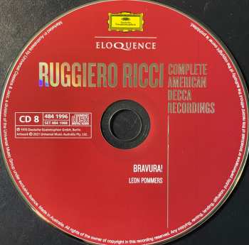 9CD/Doos Ruggiero Ricci: Complete American Decca Recordings