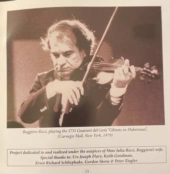 6CD Ruggiero Ricci: Discovered Tapes: Concertos