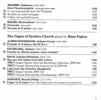 3CD Hans Fagius: Gamla Svenska Orglar - Old Swedish Organs