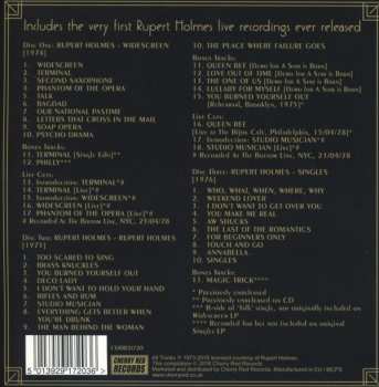 3CD Rupert Holmes: Songs That Sound Like Movies: The Complete Epic Recordings