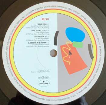 2LP Rush: A Show Of Hands