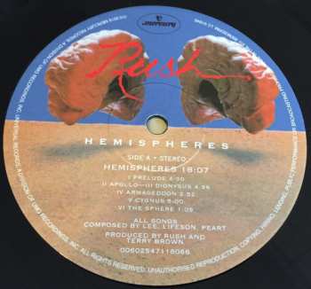 LP Rush: Hemispheres