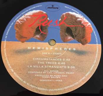 LP Rush: Hemispheres