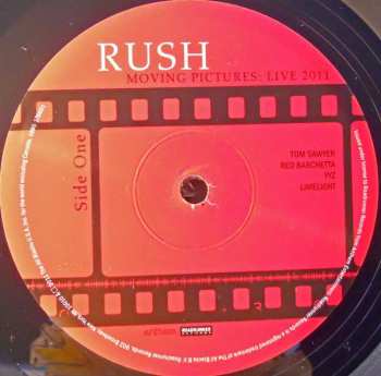 LP Rush: Moving Pictures: Live 2011 PIC