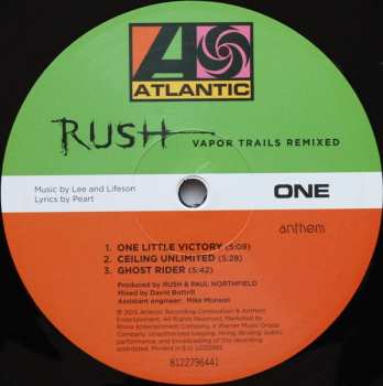 2LP Rush: Vapor Trails Remixed