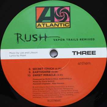 2LP Rush: Vapor Trails Remixed