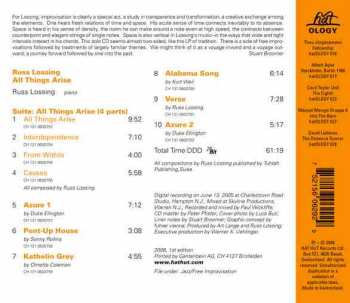 CD Russ Lossing: All Things Arise