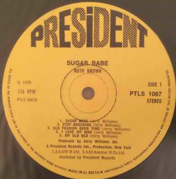 LP Ruth Brown: Sugar Babe