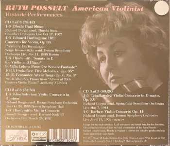 3CD Serge Koussevitzky: American Violinist