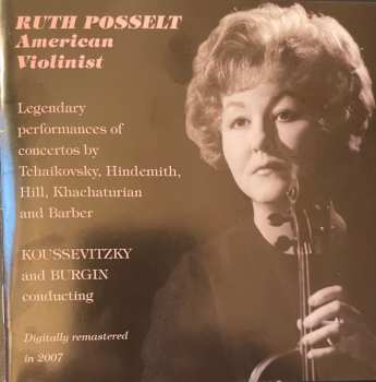 3CD Serge Koussevitzky: American Violinist