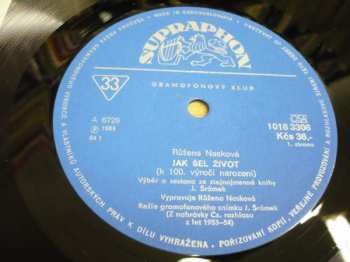 LP Růžena Nasková: Jak Šel Život