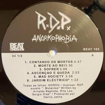 LP Ratos De Porão: Anarkophobia