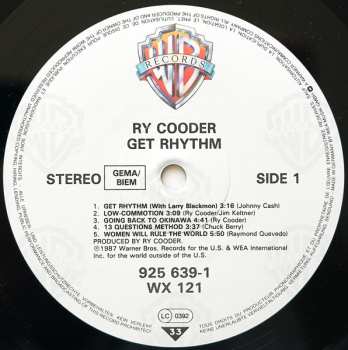 LP Ry Cooder: Get Rhythm