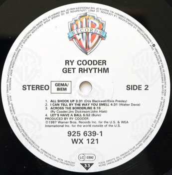 LP Ry Cooder: Get Rhythm