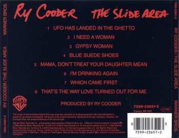 CD Ry Cooder: The Slide Area