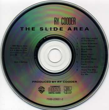 CD Ry Cooder: The Slide Area