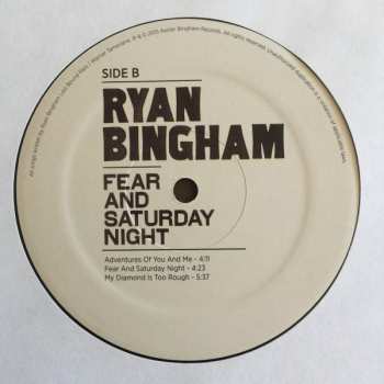 2LP Ryan Bingham: Fear And Saturday Night