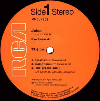 LP Ryo Kawasaki: Juice = ジュース