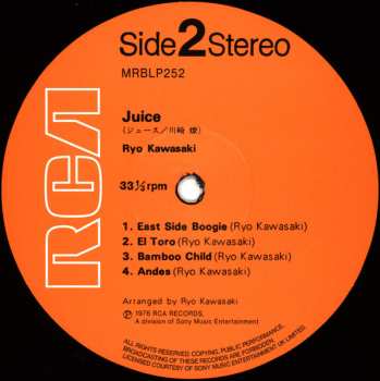 LP Ryo Kawasaki: Juice = ジュース