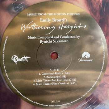 2LP Ryuichi Sakamoto: Emily Brontë's Wuthering Heights (Music From The Motion Picture) CLR