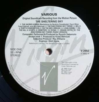 LP Ryuichi Sakamoto: Music From The Original Motion Picture Soundtrack 'The Sheltering Sky'