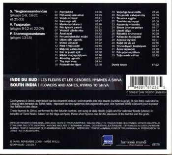 CD S. Tirugnanasambandan: INDE DU SUD les fleurs et les cendres, hymnes à shiva