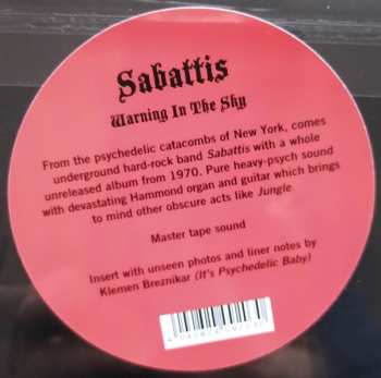 LP Sabattis: Warning In The Sky