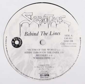 LP Sabotage: Behind The Lines