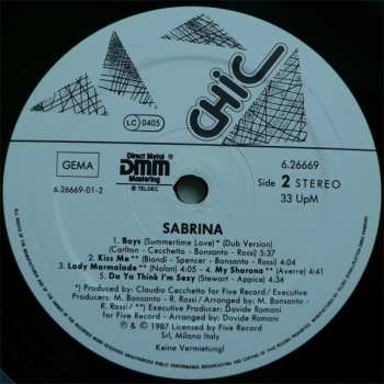 LP Sabrina: Sabrina