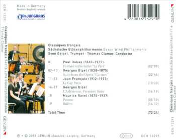 CD Sächsische Bläserphilharmonie: Classiques Français: Works By Paul Dukas, Georges Bizet, Jean Françaix And Maurice Ravel