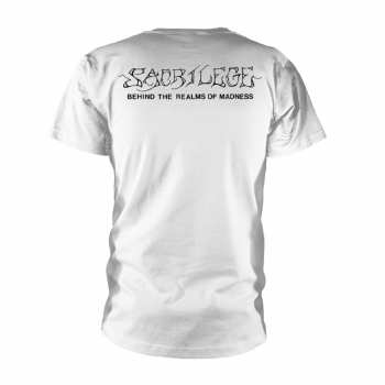 Merch Sacrilege: Tričko Behind The Realms Of Madness (white) S