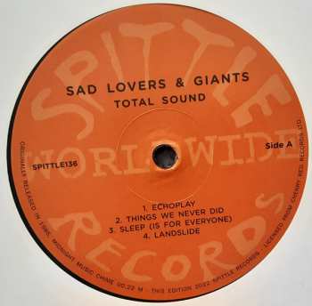 LP Sad Lovers And Giants: Total Sound