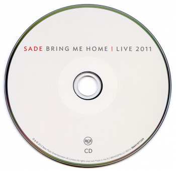 CD/DVD Sade: Bring Me Home | Live 2011