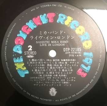 CD Sadistic Mika Band: Mika Band Live In London