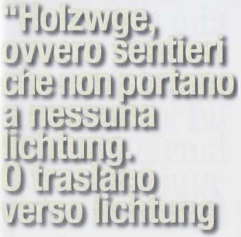 CD S.A.D.O.: Holzwege