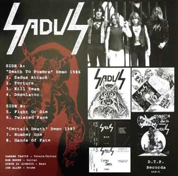 LP Sadus: Twisted Face - The Demos 1986-1987