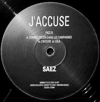 2LP Saez: J'Accuse