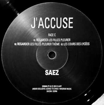 2LP Saez: J'Accuse