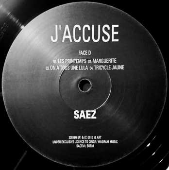 2LP Saez: J'Accuse