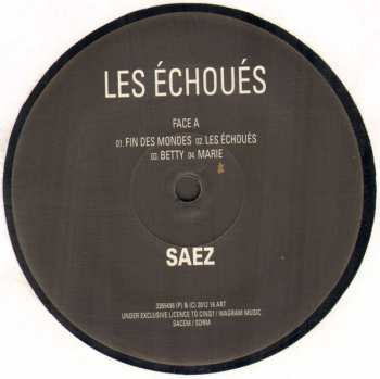LP Saez: Messina - Les Échoués