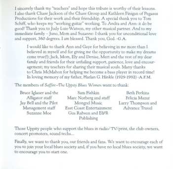 CD Saffire -The Uppity Blues Women: Old, New, Borrowed & Blue