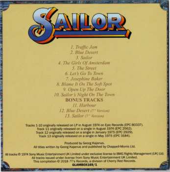 5CD/Doos Sailor: The Albums 1974-78