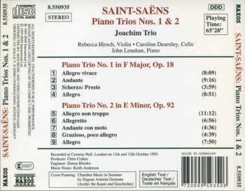 CD Camille Saint-Saëns: Piano Trio Nos. 1 & 2