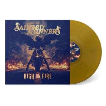 LP Sainted Sinners: High On Fire (sun Gold Vinyl)