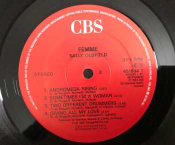 LP Sally Oldfield: Femme
