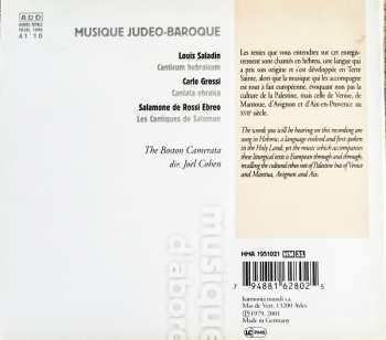 CD Salomone Rossi: Musique Judeo-Baroque DIGI